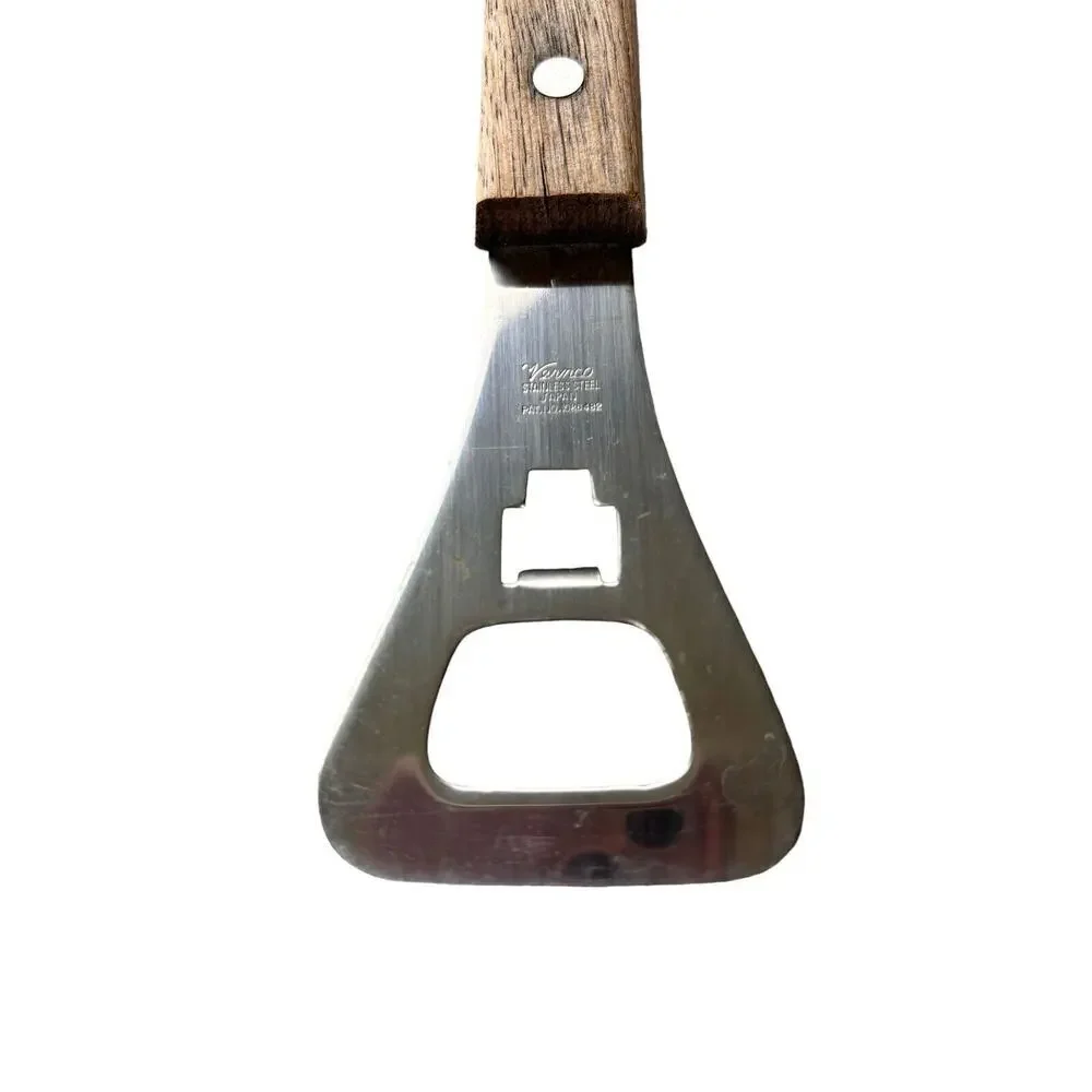 Vernco Stainless Steel Grill Spatula W/ Can Bottle Opener, Japan